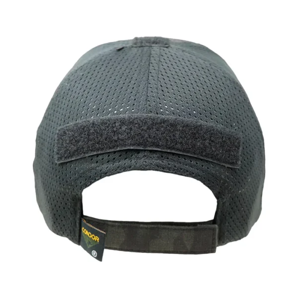 GORRA MESH TACTICA MULTICAM NEGRA MARCA CONDOR