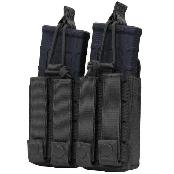 PORTA CARGADOR DOBLE DE ARMA LARGA Y ARMA CORTA GEN II NEGRO MARCA CONDOR