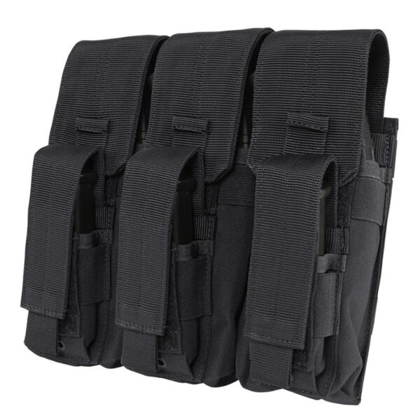 PORTA CARGADOR TRIPLE AK-47 NEGRO MARCA CONDOR