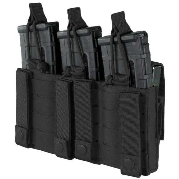 PORTA CARGADOR TRIPLE M4 NEGRO MARCA CONDOR