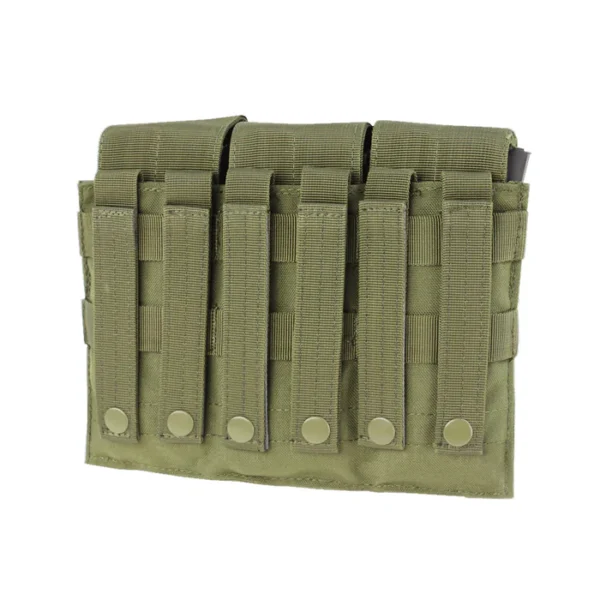 PORTA CARGADOR TRIPLE M4 VERDE MARCA CONDOR