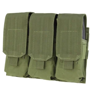 PORTA CARGADOR TRIPLE M4 VERDE MARCA CONDOR
