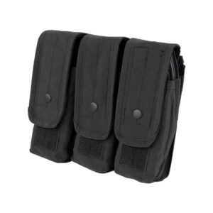 PORTA CARGADOR TRIPLE NEGRO MARCA CONDOR