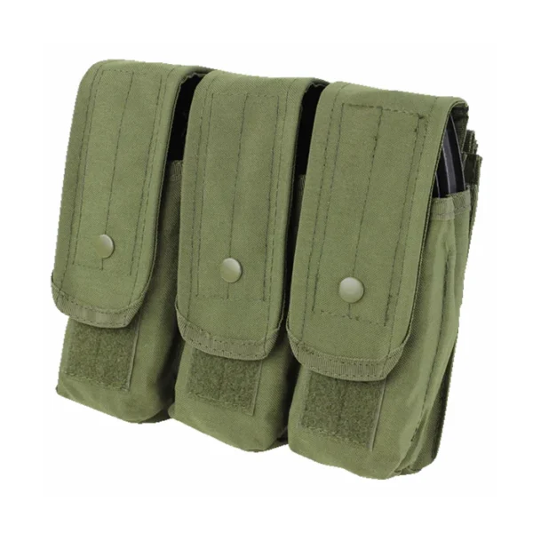 PORTA CARGADOR TRIPLE VERDE MARCA CONDOR