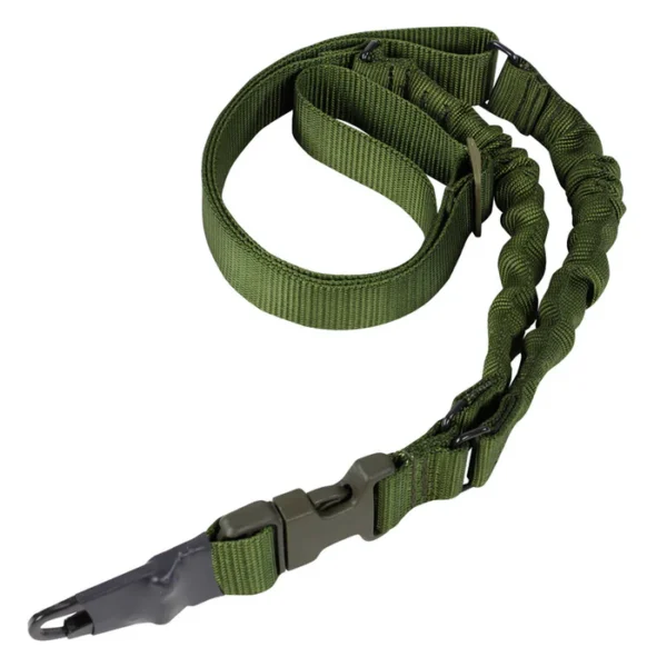 PORTA FUSIL DOBLE BUNGEE VERDE MARCA CONDOR