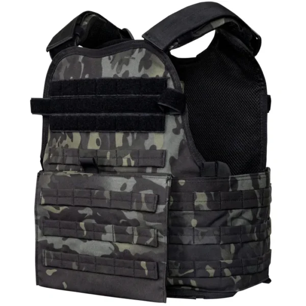 PORTA PLACA OPERATOR MULTICAM NEGRO MARCA CONDOR