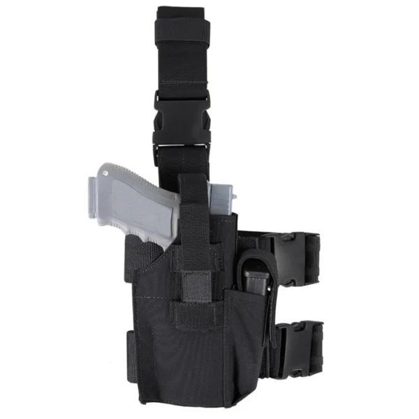 TACTICAL LEG HOLSTER NEGRA MARCA CONDOR
