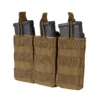 TRIPLE M4/M16 OPEN-TOP MAG POUCH COYOTE MARCA CONDOR