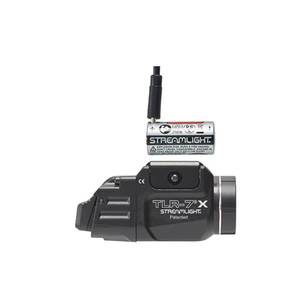 LAMPARA PARA ARMA TLR-7 X RECARGABLE NEGRA