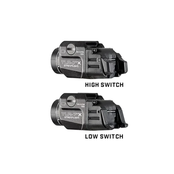 LAMPARA PARA ARMA TLR-7 X RECARGABLE NEGRA