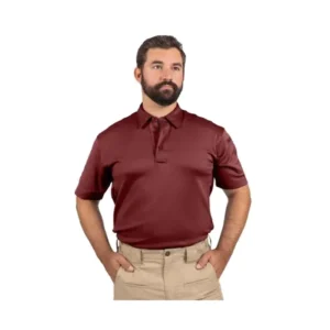 PLAYERA ICE POLO BURGUNDY M/C