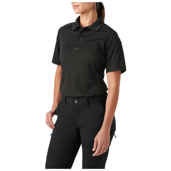 PLAYERA POLO PERFORMANCE MC NEGRA PARA DAMA