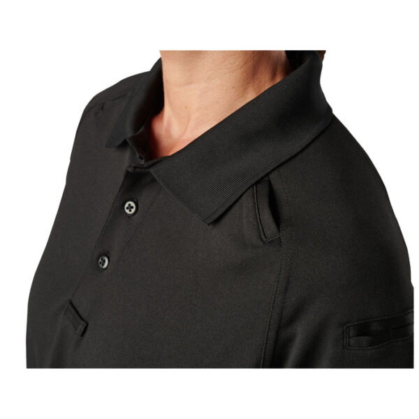 PLAYERA POLO PERFORMANCE MC NEGRA PARA DAMA